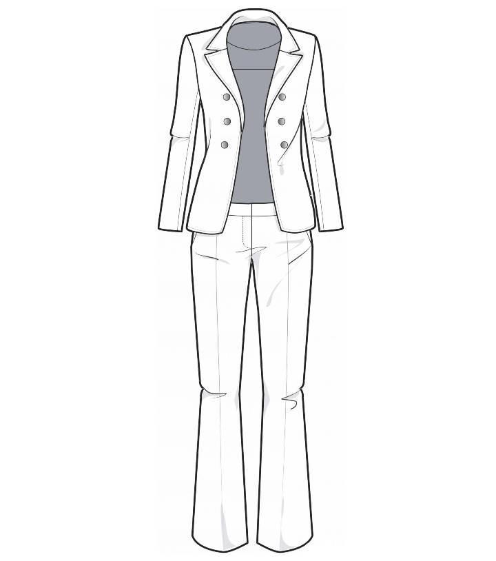 典雅新风尚 女装正装套装的设计演变与款式解析